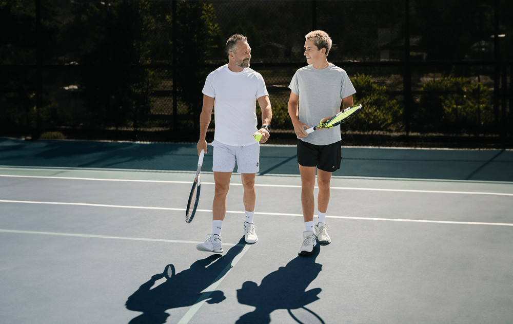 Men in activewear